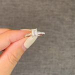 Emerald Ring (1 carat with pave) - Image 2
