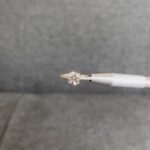 Solitaire Round Ring with Pave & Hidden Halo