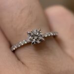 Louise Ring | 0.5 ct round ring | Lab Grown Diamond - Image 4
