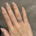 Emily Trilogy Ring | 0.72 ct oval trilogy ring | Lab Grown Diamond - Image 3