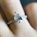 Isabel Ring | 1.12 ct pear ring | Lab Grown Diamond - Image 4