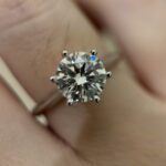Tiffany Ring | 2.01 ct round ring | Lab Grown Diamond - Image 3