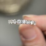 Jade Eternity Ring | Lab Grown Diamond - Image 4
