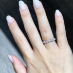 Jade Eternity Ring | Lab Grown Diamond - Image 3