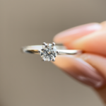 Rose Ring | 0.35 ct round ring | Lab Grown Diamond