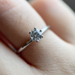 Rose Ring | 0.35 ct round ring | Lab Grown Diamond - Image 2