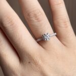 Ruby Ring | 0.73 ct round ring | Lab Grown Diamond - Image 2