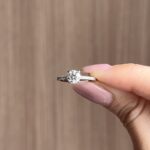 Ruby Ring | 0.73 ct round ring | Lab Grown Diamond - Image 4
