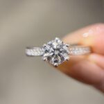 Ivy Ring | 0.83 ct round ring | Lab Grown Diamond