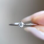 Stacy Ring | 0.1 ct round ring | Lab Grown Diamond