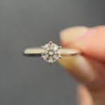 Aurelie Ring | 0.55 ct round ring | Lab Grown Diamond