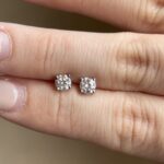 Nova Earring | 0.6 ct round stud earring | Lab Grown Diamond - Image 3