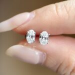 Sherly Oval Earring | 0.6 ct oval stud earrings | Lab Grown Diamond - Image 2