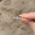 Janette Ring | 0.15 ct round ring | Lab Grown Diamond - Image 2