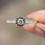 Janette Ring | 0.15 ct round ring | Lab Grown Diamond
