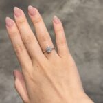 Vivian Ring | 1.05 ct round ring with hidden halo | Lab Grown Diamond - Image 3