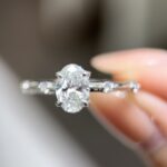 Ashley Ring | 0.74 ct oval ring | Lab Grown Diamond