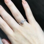 Marcelline Ring | 0.82 ct radiant ring | Lab Grown Diamond - Image 3