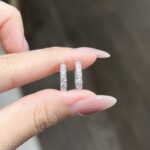 Nancy Earring | 0.7 ct hoop earrings | Lab Grown Diamond - Image 2