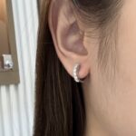Nancy Earring | 0.7 ct hoop earrings | Lab Grown Diamond