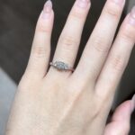 Audrey Trilogy Ring | 0.70 ct round trilogy ring | Lab Grown Diamond - Image 3