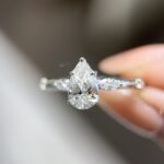 Serra Ring | 0.76 ct pear ring | Lab Grown Diamond