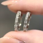 Mila Earring | 0.18 ct hoop earring | Lab Grown Diamond - Image 2