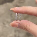 Mila Earring | 0.18 ct hoop earring | Lab Grown Diamond - Image 3
