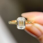 Alicia Ring | 1.08 ct emerald ring | Lab Grown Diamond