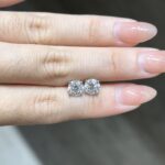 Eunice Earring | 1.06 ct round stud earring | Lab Grown Diamond - Image 2