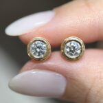 Ariana Earring | 0.32 ct round stud earring | Lab Grown Diamond - Image 2