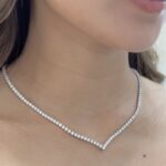 Eloise Tennis Necklace | 13.6 ct tennis necklace | Lab Grown Diamond - Image 2