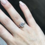 Elovia Trilogy Ring | 1.59 ct emerald ring | Lab Grown Diamond - Image 3