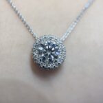 Kiana Pendant | 1 ct round pendant with jacket | Lab Grown Diamond - Image 2
