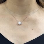 Kiana Pendant | 1 ct round pendant with jacket | Lab Grown Diamond - Image 4