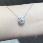 Kiana Pendant | 1 ct round pendant with jacket | Lab Grown Diamond