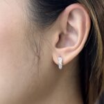 Jeslyne Earring | 0.47 ct mixed diamond hoop earring | Lab Grown Diamond
