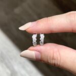Jeslyne Earring | 0.47 ct mixed diamond hoop earring | Lab Grown Diamond - Image 3