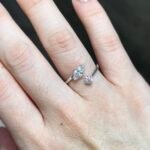 Hailey Ring | 0.54 ct marquise and 0.2 ct round diamond ring | Lab Grown Diamond - Image 3