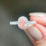 Verena Ring | 0.77 ct pink oval ring | Lab Grown Diamond