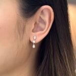 Eugene Earring | 0.98 ct mixed diamond drop earring | Lab Grown Diamond